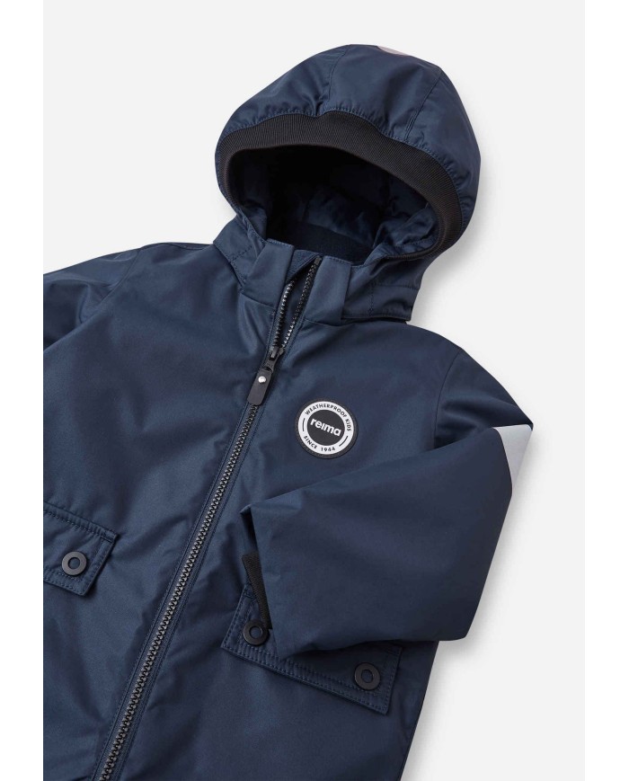 Bernumode | Reima: Mid-season children's overall, Marte Mid (80g) €70.25 

This lightly insulated retro overall for toddlers is the perfect choice for milder winters. Say moi to our classic toddlers' one-piece that was inspired by the distinctive Reima design style of the 1970s. It was first introduced in 2014 and thanks to its bold features and uncompromising functionality, it immediately became a hit among Nordic parents.
During the years, we've kept the light insulation, the roomy pockets and soft rib cuffs, but added tiny touches of genius here and there to make this one-piece even more functional and even better fitting. Add fresh new colours, and you can understand why parents and kids have loved it for years.







All seams sealed waterproof
Durable material
Water- and windproof, breathable, dirt-repellent material
Smooth polyester lining
Light insulation
Insulated seat
Safe, detachable hood
Soft rib on hood edge and cuffs
Two flap pockets
Waist adjustment inside
Detachable, adjustable and durable silicone foot loops
Elastic leg ends
Reflective details

Normal machine wash at warm (40°C). Do not bleach. Iron low. Do not dry clean. Drying at lower temperature.






