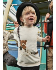 Bernumode | Mayoral: Pullover leggings set for girl €32.64 Girls’ set: sweatshirt and matching leggings.Long-sleeve sweatshirt with a round neckline. Decorative elements: print.Girls’ leggings with an elastic waistband for a comfortable fit.
