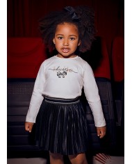 Bernumode | Mayoral: Pleated skirt for girl €21.07 Girls’ skirt with an elastic waistband. Pleated design with a soft polyester lining. Made with recycled polyester.