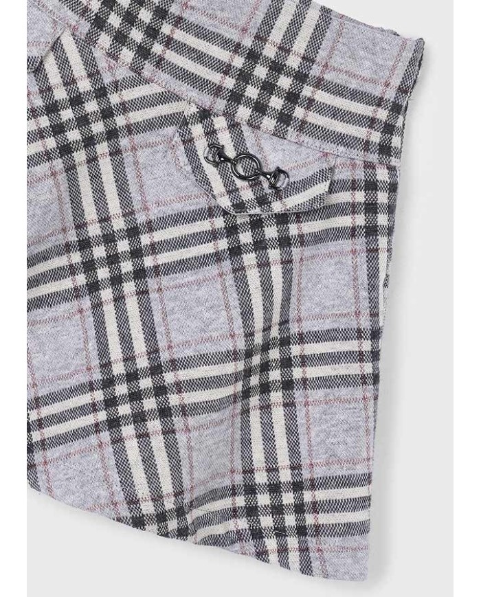 Bernumode | Mayoral: Jacquard knit skirt for girl €25.54 Girls’ skirt with an adjustable elastic waistband with buttons for a perfect fit. Check pattern with jacquard knitting. Comfortable and stylish for everyday wear.