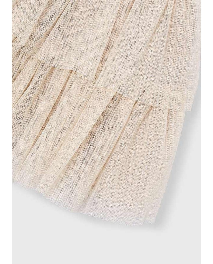 Bernumode | Mayoral: Tul skirt for girl €21.07 Girls’ skirt with an elastic waistband. Made of light and airy tulle fabric with an inner lining. Features ruffles for a delicate and stylish look, perfect for parties or everyday wear. Bernumode | Mayoral: Tul skirt for girl €21.07 Girls’ skirt with an elastic waistband. Made of light and airy tulle fabric with an inner lining. Features ruffles for a delicate and stylish look, perfect for parties or everyday wear.