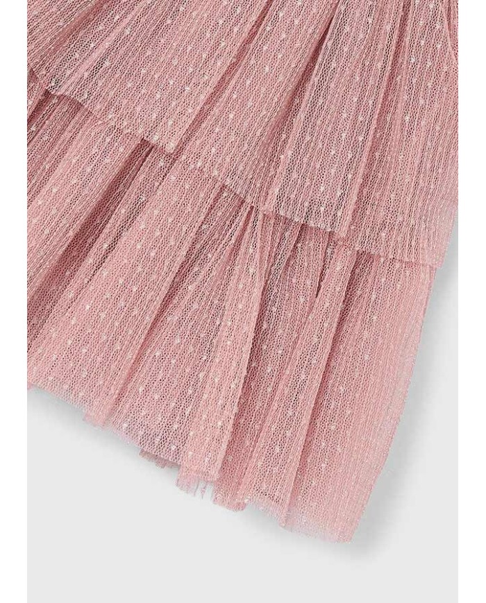 Bernumode | Mayoral: Tul skirt for girl €21.07 Girls’ skirt with an elastic waistband. Made of light and airy tulle fabric with an inner lining. Features ruffles for a delicate and stylish look, perfect for parties or everyday wear.