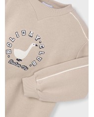 Bernumode | Mayoral: Трикотажное платье на девочку 27,19 € Платье для девочек с длинными рукавами и круглым вырезом. Выполнено из теплого флисового плотного материала, идеально подходящего для холодных месяцев. Элементы декора: декоративная аппликация, контрастные декоративные полоски, вышивка.
