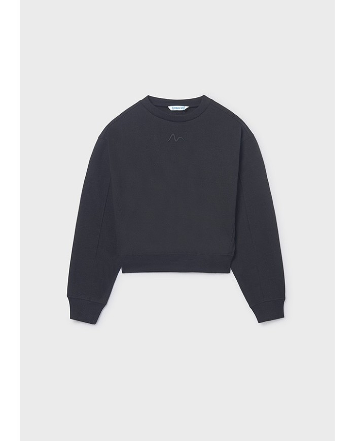 Bernumode | Mayoral: Pullover for girl €21.07 Long sleeve sweatshirt for girl. Relaxed fit with dropped shoulders for a casual silhouette. Hem, cuffs, and neckline in elastic rib knit for a better fit. Decorative detail: embroidery.