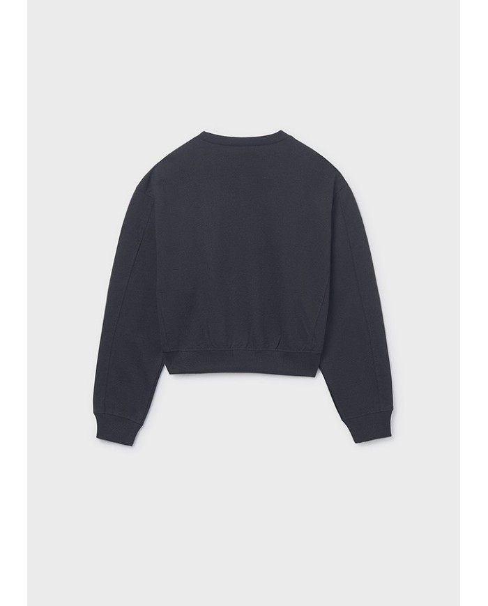 Bernumode | Mayoral: Pullover for girl €21.07 Long sleeve sweatshirt for girl. Relaxed fit with dropped shoulders for a casual silhouette. Hem, cuffs, and neckline in elastic rib knit for a better fit. Decorative detail: embroidery.
