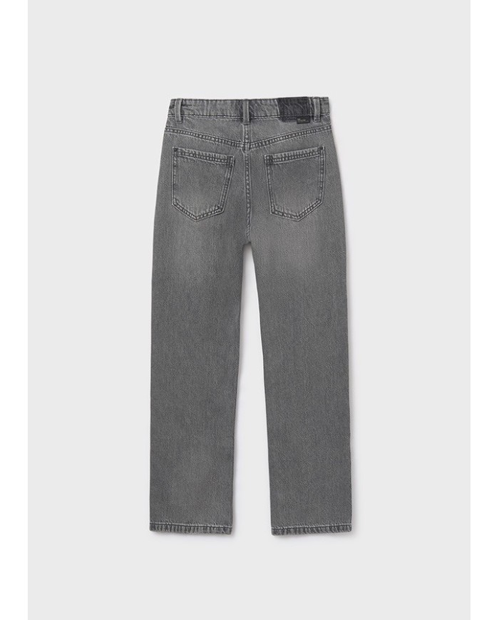 Bernumode | Mayoral: Brīva piegriezuma džinsi meitenei 27,19 € Bikses meitenei ar regulējamu elastīgu jostu un pogām ideālai pieguļšanai. Ērts džinsa audums, viegli kombinējams ikdienas tērpiem. Modelis ar vairākām kabatām.
