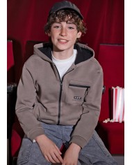 Bernumode | Mayoral: Jumper for boy €30.17 Long-sleeve hoodie for boys. Hooded neckline. Front central zipper closure. Design with multiple pockets. Decorative elements: high-density print, screen print.