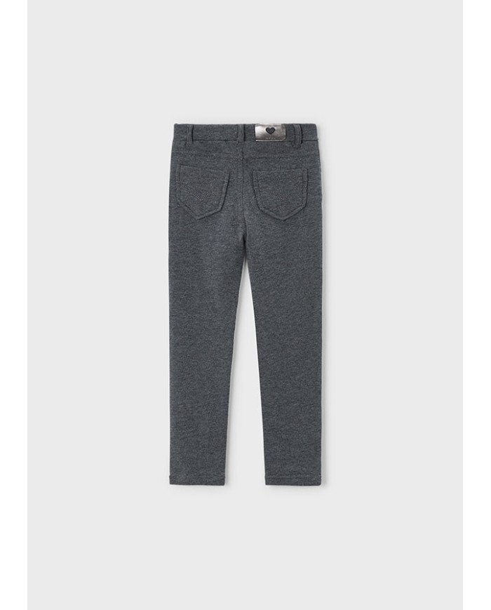 Bernumode | Mayoral: Fleece basic trousers €19.42 Super skinny long pants for girls with a slim, fitted cut. Elastic waistband with an adjustable inner elastic band secured by buttons for a perfect fit. Made from warm, thick brushed fleece, ideal for colder months. Features faux front pockets and functional back pockets. Part of the Mayoral Basic collection, an essential piece to complete any outfit.
 Bernumode | Mayoral: Fleece basic trousers €19.42 Super skinny long pants for girls with a slim, fitted cut. Elastic waistband with an adjustable inner elastic band secured by buttons for a perfect fit. Made from warm, thick brushed fleece, ideal for colder months. Features faux front pockets and functional back pockets. Part of the Mayoral Basic collection, an essential piece to complete any outfit.