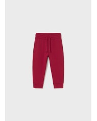 Bernumode | Mayoral: Basic cuffed fleece trousers for boy €10.66 Long sporty pants for baby, designed for maximum comfort. Elastic waistband with drawstring for a secure fit. Made from warm, thick fleece fabric (brushed fleece), perfect for colder months. Reinforced knees on the inside prevent wear and enhance durability. Elastic cuffs at the bottom for a better fit. Side pockets included. Part of the Mayoral Basic collection, an essential piece for completing any outfit.