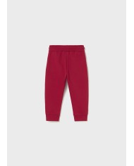 Bernumode | Mayoral: Basic cuffed fleece trousers for boy €10.66 Long sporty pants for baby, designed for maximum comfort. Elastic waistband with drawstring for a secure fit. Made from warm, thick fleece fabric (brushed fleece), perfect for colder months. Reinforced knees on the inside prevent wear and enhance durability. Elastic cuffs at the bottom for a better fit. Side pockets included. Part of the Mayoral Basic collection, an essential piece for completing any outfit.