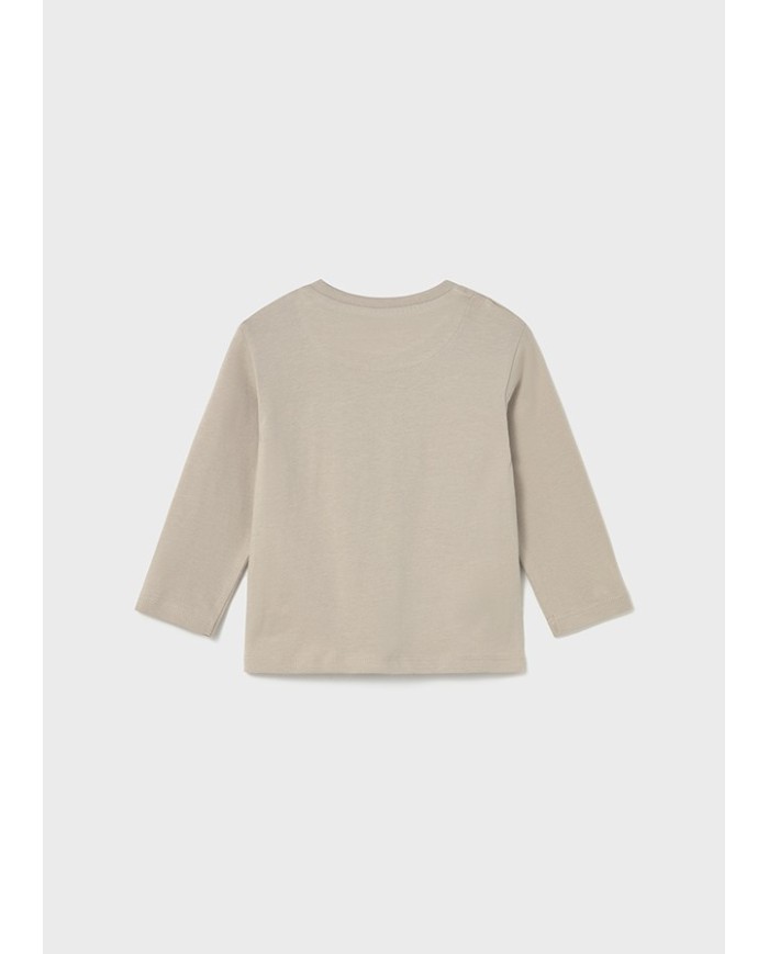 Bernumode | Mayoral: L/s t-shirt for boy €13.64 Long-sleeved T-shirt for baby. Features a classic round neckline for a comfortable fit. Snap buttons on the shoulder make dressing easier. Decorated with a stylish print (screen printing).