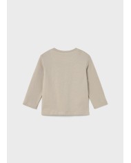 Bernumode | Mayoral: L/s t-shirt for boy €13.64 Long-sleeved T-shirt for baby. Features a classic round neckline for a comfortable fit. Snap buttons on the shoulder make dressing easier. Decorated with a stylish print (screen printing).