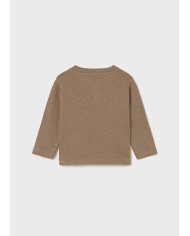 Bernumode | Mayoral: L/s t-shirt €13.64 Long-sleeved T-shirt for baby. Features a classic round neckline for a comfortable fit. Front snap-button closure and a functional pocket make it practical and easy to dress.