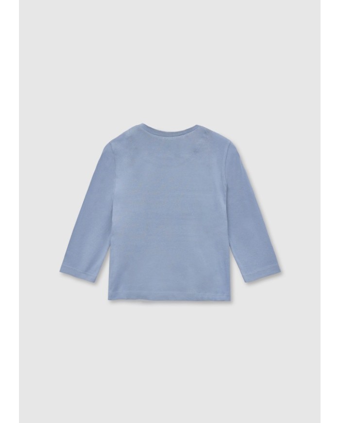 Bernumode | Mayoral: L/s t-shirt €11.98 Long-sleeved T-shirt for baby. Features a classic round neckline for a comfortable fit. Snap buttons on the shoulder make dressing easier. Decorated with rubber appliques and stylish print (screen printing).
