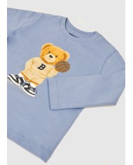 Bernumode | Mayoral: Футболка с длинным рукавом на мальчика 11,98 € Футболка с длинными рукавами для малыша. Классический круглый вырез обеспечивает комфортную посадку. На плече расположены кнопки, облегчающие переодевание. Декорирована декоративными резиновыми аппликациями и стильным принтом (сериграфия).
 Bernumode | Mayoral: Футболка с длинным рукавом на мальчика 11,98 € Футболка с длинными рукавами для малыша. Классический круглый вырез обеспечивает комфортную посадку. На плече расположены кнопки, облегчающие переодевание. Декорирована декоративными резиновыми аппликациями и стильным принтом (сериграфия).