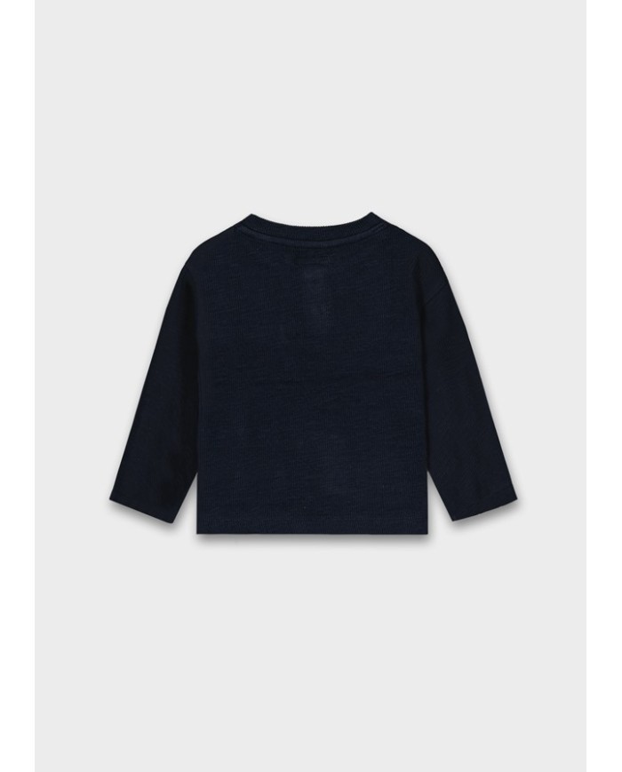 Bernumode | Mayoral: L/s t-shirt €13.64 Long-sleeved T-shirt for baby. Features a classic round neckline for a comfortable fit. Front closure and a functional pocket make dressing easy and practical.