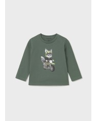Bernumode | Mayoral: L/s t-shirt for boy €11.98 Long-sleeved T-shirt for baby. Features a classic round neckline for a comfortable fit. Snap buttons on the shoulder make dressing easy. Made from 100% soft cotton, perfect for delicate baby skin. Decorated with a vibrant print inspired by the world of motors. Bernumode | Mayoral: L/s t-shirt for boy €11.98 Long-sleeved T-shirt for baby. Features a classic round neckline for a comfortable fit. Snap buttons on the shoulder make dressing easy. Made from 100% soft cotton, perfect for delicate baby skin. Decorated with a vibrant print inspired by the world of motors.