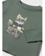 Bernumode | Mayoral: L/s t-shirt for boy €11.98 Long-sleeved T-shirt for baby. Features a classic round neckline for a comfortable fit. Snap buttons on the shoulder make dressing easy. Made from 100% soft cotton, perfect for delicate baby skin. Decorated with a vibrant print inspired by the world of motors. Bernumode | Mayoral: L/s t-shirt for boy €11.98 Long-sleeved T-shirt for baby. Features a classic round neckline for a comfortable fit. Snap buttons on the shoulder make dressing easy. Made from 100% soft cotton, perfect for delicate baby skin. Decorated with a vibrant print inspired by the world of motors.