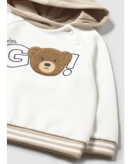 Bernumode | Mayoral: Hooded pullover for boy €21.07 Long-sleeved sweatshirt for baby. Hooded neckline. Snap buttons on the shoulder for easy dressing. Decorative details: print (screen printing).