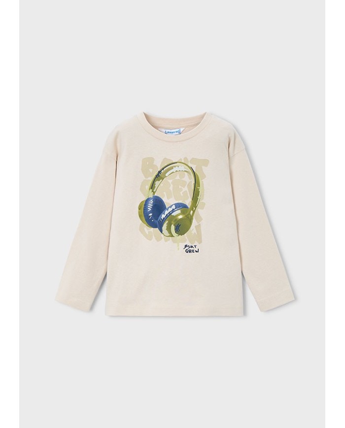 Bernumode | Mayoral: L/s t-shirt €13.64 Boys’ long-sleeve t-shirt with round neckline. Decorative elements: screen print. Made from 100% Better Cotton, supporting sustainable cotton production. Bernumode | Mayoral: L/s t-shirt €13.64 Boys’ long-sleeve t-shirt with round neckline. Decorative elements: screen print. Made from 100% Better Cotton, supporting sustainable cotton production.