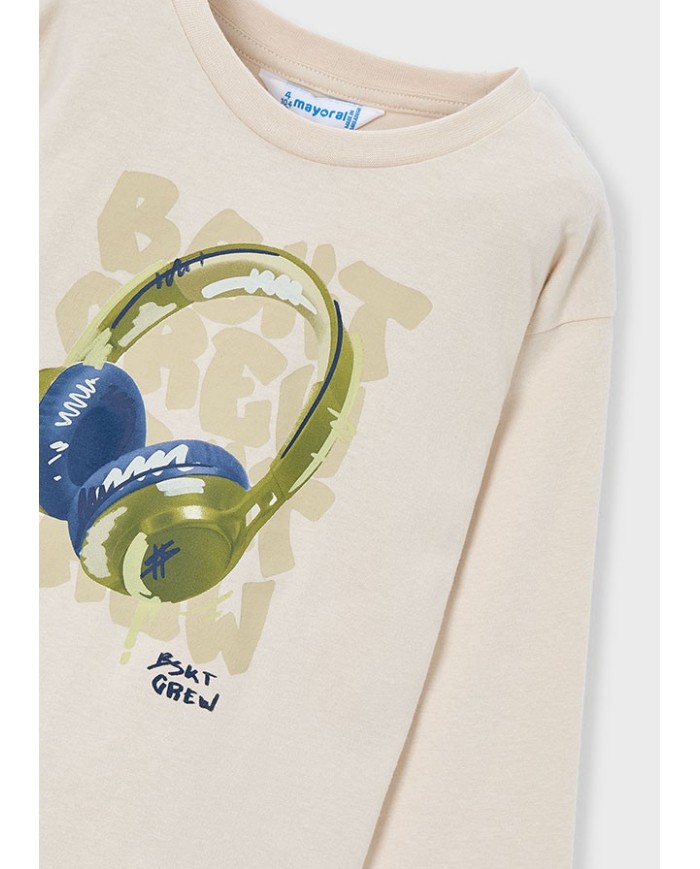 Bernumode | Mayoral: Футболка с длинным рукавом на мальчика 13,64 € Детская футболка с длинным рукавом для мальчиков. Круглый ворот. Элементы декора: сериграфия (print). Изготовлена из 100% хлопка Better Cotton, поддерживающего устойчивое производство.
 Bernumode | Mayoral: Футболка с длинным рукавом на мальчика 13,64 € Детская футболка с длинным рукавом для мальчиков. Круглый ворот. Элементы декора: сериграфия (print). Изготовлена из 100% хлопка Better Cotton, поддерживающего устойчивое производство.