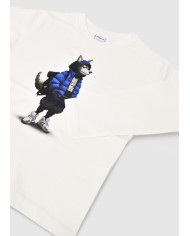 Bernumode | Mayoral: L/s t-shirt for boy €13.64 Boys’ long-sleeve t-shirt with round neckline. Decorative elements: screen print. Features a QR code from the PLAY WITH collection, granting access to an exclusive Mayoral video game.