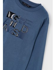 Bernumode | Mayoral: L/s t-shirt €11.98 Boys’ long-sleeve t-shirt with round neckline. 100% cotton. Decorative elements: high-density embossed print, screen print. Choosing Better Cotton products supports sustainable cotton production initiatives. Bernumode | Mayoral: L/s t-shirt €11.98 Boys’ long-sleeve t-shirt with round neckline. 100% cotton. Decorative elements: high-density embossed print, screen print. Choosing Better Cotton products supports sustainable cotton production initiatives.