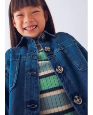 Bernumode | Mayoral: Flowy denim overshirt for girl €30.17 Unisex long-sleeve shirt with front button closure. Made from soft, versatile denim fabric suitable for everyday looks. Neutral tones and classic cut make it a highly versatile unisex design. Bernumode | Mayoral: Flowy denim overshirt for girl €30.17 Unisex long-sleeve shirt with front button closure. Made from soft, versatile denim fabric suitable for everyday looks. Neutral tones and classic cut make it a highly versatile unisex design.