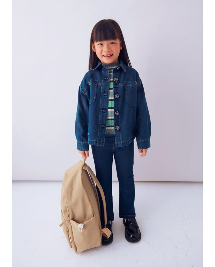 Bernumode | Mayoral: Flowy denim overshirt for girl €30.17 Unisex long-sleeve shirt with front button closure. Made from soft, versatile denim fabric suitable for everyday looks. Neutral tones and classic cut make it a highly versatile unisex design. Bernumode | Mayoral: Flowy denim overshirt for girl €30.17 Unisex long-sleeve shirt with front button closure. Made from soft, versatile denim fabric suitable for everyday looks. Neutral tones and classic cut make it a highly versatile unisex design.