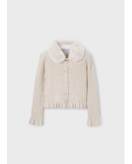 Bernumode | Mayoral: Adīts kardigans meitenei ar kažokādas apkakli 27,19 €  Bernumode | Mayoral: Adīts kardigans meitenei ar kažokādas apkakli 27,19 €