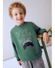 Bernumode | Mayoral: Car print pullover for boy €21.07 Boys’ long-sleeve sweatshirt with a round neckline. Functional front pockets. Decorative elements: printed design. Motifs inspired by the world of motorsports. Bernumode | Mayoral: Car print pullover for boy €21.07 Boys’ long-sleeve sweatshirt with a round neckline. Functional front pockets. Decorative elements: printed design. Motifs inspired by the world of motorsports.
