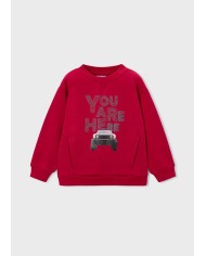 Bernumode | Mayoral: Car print pullover for boy €21.07 Boys’ long-sleeve sweatshirt with a round neckline. Functional front pockets. Decorative elements: printed design. Motifs inspired by the world of motorsports. Bernumode | Mayoral: Car print pullover for boy €21.07 Boys’ long-sleeve sweatshirt with a round neckline. Functional front pockets. Decorative elements: printed design. Motifs inspired by the world of motorsports.