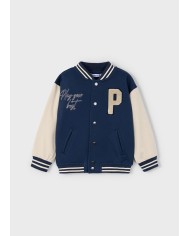 Bernumode | Mayoral: Varsity Jacket/Bomber jacket for boy €25.54 Boys’ long-sleeve bomber hoodie. Bomber collar. Front button closure. Elastic cuffs and hem for a comfortable fit. Decorative elements: embroidery on the front. Bernumode | Mayoral: Varsity Jacket/Bomber jacket for boy €25.54 Boys’ long-sleeve bomber hoodie. Bomber collar. Front button closure. Elastic cuffs and hem for a comfortable fit. Decorative elements: embroidery on the front.