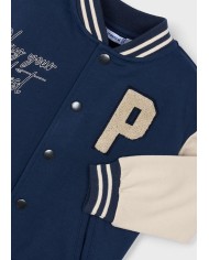 Bernumode | Mayoral: Varsity Jacket/Bomber jacket for boy €25.54 Boys’ long-sleeve bomber hoodie. Bomber collar. Front button closure. Elastic cuffs and hem for a comfortable fit. Decorative elements: embroidery on the front. Bernumode | Mayoral: Varsity Jacket/Bomber jacket for boy €25.54 Boys’ long-sleeve bomber hoodie. Bomber collar. Front button closure. Elastic cuffs and hem for a comfortable fit. Decorative elements: embroidery on the front.