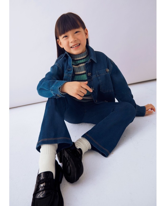 Bernumode | Mayoral: Flare leggings for girls €18.10 Girls’ leggings with a fitted cut at the hips and knees and a slightly flared hem. Mid-rise waist with elastic for a comfortable fit. Features decorative darts and simulated front pockets. Perfect leggings for everyday wear and active play.
 Bernumode | Mayoral: Flare leggings for girls €18.10 Girls’ leggings with a fitted cut at the hips and knees and a slightly flared hem. Mid-rise waist with elastic for a comfortable fit. Features decorative darts and simulated front pockets. Perfect leggings for everyday wear and active play.