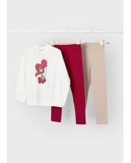 Bernumode | Mayoral: 2pc leggings set for girls €30.17 Girls’ set consisting of a long-sleeve T-shirt and two mix-and-match leggings. The T-shirt features a round neckline, glitter, and printed details. Leggings have an elastic waistband for maximum comfort. Made from Better Cotton, supporting sustainable cotton production. Perfect for everyday wear and active play.
 Bernumode | Mayoral: 2pc leggings set for girls €30.17 Girls’ set consisting of a long-sleeve T-shirt and two mix-and-match leggings. The T-shirt features a round neckline, glitter, and printed details. Leggings have an elastic waistband for maximum comfort. Made from Better Cotton, supporting sustainable cotton production. Perfect for everyday wear and active play.