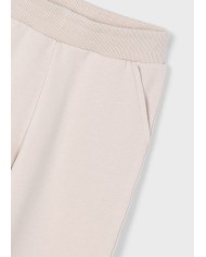 Bernumode | Mayoral: 2 trousers tracksuit for girl €41.74 Three-piece girls’ sports set consisting of a long-sleeve hoodie sweatshirt with front zipper and adjustable drawstring at the hem, and two pairs of elastic-waist sports pants. One pair features elastic cuffs and functional front pockets. Decorative elements: print. Perfect set for active play and everyday wear.
