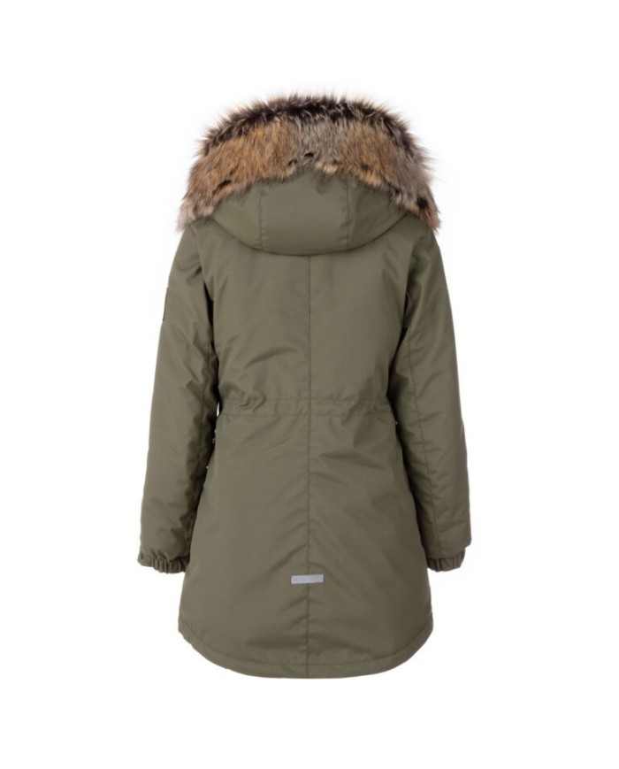 Bernumode | LENNE: Зимняя Куртка/Парка  ELLA 250 г 103,07 € 
Высокотехнологичная ткань Active + имеет водонепроницаемую мембрану, которая препятствует проникновению воды сквозь изделие. В то же время ткань обладает способностью испарять пот.
Водостойкость: 10000 ммВоздухопроводимость: 10000 г/ м²/24 ч
Водо- и грязеотталкивающая способность: обработка DWR (Durable Water Repellent)
Материал верха: 100% полиамид+PU, Ткань-Active plus. Ткань Cordura (сверхпрочная и износостойкая).
Материал подкладки: 100% полиэстер.
Утеплитель: Isosoft (250 гр).
Парка из ткани ActivePlus с регулируемой талией
Однотонная зимняя парка для девочек проста, но особенна благодаря своему воротнику и капюшону с меховой отделкой. Парка длиннее сзади и изготовлена из водонепроницаемой и дышащей ткани ActivePlus, которая обеспечивает максимальный комфорт в любое время. Водонепроницаемая поверхность ткани защищает от ветра, дождя и снега, не деформируется и выдерживает регулярную стирку, сохраняя свои первоначальные качества. Передняя часть парки имеет два кармана. Капюшон полностью отстегивается с помощью кнопок.
Высокотехнологичная ткань Active+ имеет водонепроницаемую мембрану, которая предотвращает проникновение воды через изделие. При этом он обладает способностью испарять пот. ◆Водонепроницаемость: водяной столб 10 000 мм ◆Воздухопроницаемость: паропроницаемость 10 000 г/м²/24ч ◆Ветрозащита: воздухопроницаемость 0 л/м²с ◆Водо- и грязеотталкивание: покрытие DWR (Durable Water Repellent) 
Утеплитель EXTRA WARM ⁑⁑ – лучший выбор для морозной погоды. Дышащая ткань не дает вашему ребенку потеть. Теплоудерживающая способность намного выше, чем у обычной ваты. Обеспечивает комфорт и свободу движений при температуре от -1 до -30°C. 
Петля для крепления отражателя. Bernumode | LENNE: Зимняя Куртка/Парка  ELLA 250 г 103,07 € 
Высокотехнологичная ткань Active + имеет водонепроницаемую мембрану, которая препятствует проникновению воды сквозь изделие. В то же время ткань обладает способностью испарять пот.
Водостойкость: 10000 ммВоздухопроводимость: 10000 г/ м²/24 ч
Водо- и грязеотталкивающая способность: обработка DWR (Durable Water Repellent)
Материал верха: 100% полиамид+PU, Ткань-Active plus. Ткань Cordura (сверхпрочная и износостойкая).
Материал подкладки: 100% полиэстер.
Утеплитель: Isosoft (250 гр).
Парка из ткани ActivePlus с регулируемой талией
Однотонная зимняя парка для девочек проста, но особенна благодаря своему воротнику и капюшону с меховой отделкой. Парка длиннее сзади и изготовлена из водонепроницаемой и дышащей ткани ActivePlus, которая обеспечивает максимальный комфорт в любое время. Водонепроницаемая поверхность ткани защищает от ветра, дождя и снега, не деформируется и выдерживает регулярную стирку, сохраняя свои первоначальные качества. Передняя часть парки имеет два кармана. Капюшон полностью отстегивается с помощью кнопок.
Высокотехнологичная ткань Active+ имеет водонепроницаемую мембрану, которая предотвращает проникновение воды через изделие. При этом он обладает способностью испарять пот. ◆Водонепроницаемость: водяной столб 10 000 мм ◆Воздухопроницаемость: паропроницаемость 10 000 г/м²/24ч ◆Ветрозащита: воздухопроницаемость 0 л/м²с ◆Водо- и грязеотталкивание: покрытие DWR (Durable Water Repellent) 
Утеплитель EXTRA WARM ⁑⁑ – лучший выбор для морозной погоды. Дышащая ткань не дает вашему ребенку потеть. Теплоудерживающая способность намного выше, чем у обычной ваты. Обеспечивает комфорт и свободу движений при температуре от -1 до -30°C. 
Петля для крепления отражателя.