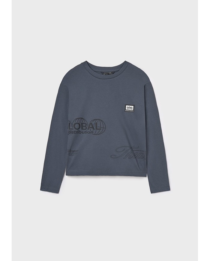 Bernumode | Mayoral: Zēnu T-krekls ar garām piedurknēm 14,46 € Zēnu garo piedurkņu T-krekls ar apaļu kakla izgriezumu. Izgatavots no 100% Better Cotton, mīksts un patīkams pieskārienam. Dekoratīvie elementi: apdruka priekšpusē un aizmugurē. Iegādājoties šo produktu, jūs atbalstāt ilgtspējīgu kokvilnas ražošanu. Bernumode | Mayoral: Zēnu T-krekls ar garām piedurknēm 14,46 € Zēnu garo piedurkņu T-krekls ar apaļu kakla izgriezumu. Izgatavots no 100% Better Cotton, mīksts un patīkams pieskārienam. Dekoratīvie elementi: apdruka priekšpusē un aizmugurē. Iegādājoties šo produktu, jūs atbalstāt ilgtspējīgu kokvilnas ražošanu.