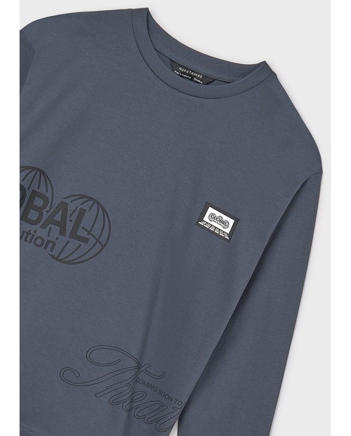 Bernumode | Mayoral: Zēnu T-krekls ar garām piedurknēm 14,46 € Zēnu garo piedurkņu T-krekls ar apaļu kakla izgriezumu. Izgatavots no 100% Better Cotton, mīksts un patīkams pieskārienam. Dekoratīvie elementi: apdruka priekšpusē un aizmugurē. Iegādājoties šo produktu, jūs atbalstāt ilgtspējīgu kokvilnas ražošanu. Bernumode | Mayoral: Zēnu T-krekls ar garām piedurknēm 14,46 € Zēnu garo piedurkņu T-krekls ar apaļu kakla izgriezumu. Izgatavots no 100% Better Cotton, mīksts un patīkams pieskārienam. Dekoratīvie elementi: apdruka priekšpusē un aizmugurē. Iegādājoties šo produktu, jūs atbalstāt ilgtspējīgu kokvilnas ražošanu.