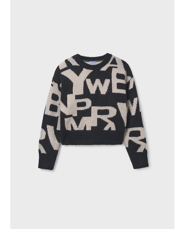 Bernumode | Mayoral: Jacquard jumper €30.17 Girls’ long-sleeve jumper with a round neckline. Made from fabric containing recycled polyester, soft and comfortable. Perfect for everyday wear and creating a cozy outfit. Bernumode | Mayoral: Jacquard jumper €30.17 Girls’ long-sleeve jumper with a round neckline. Made from fabric containing recycled polyester, soft and comfortable. Perfect for everyday wear and creating a cozy outfit.