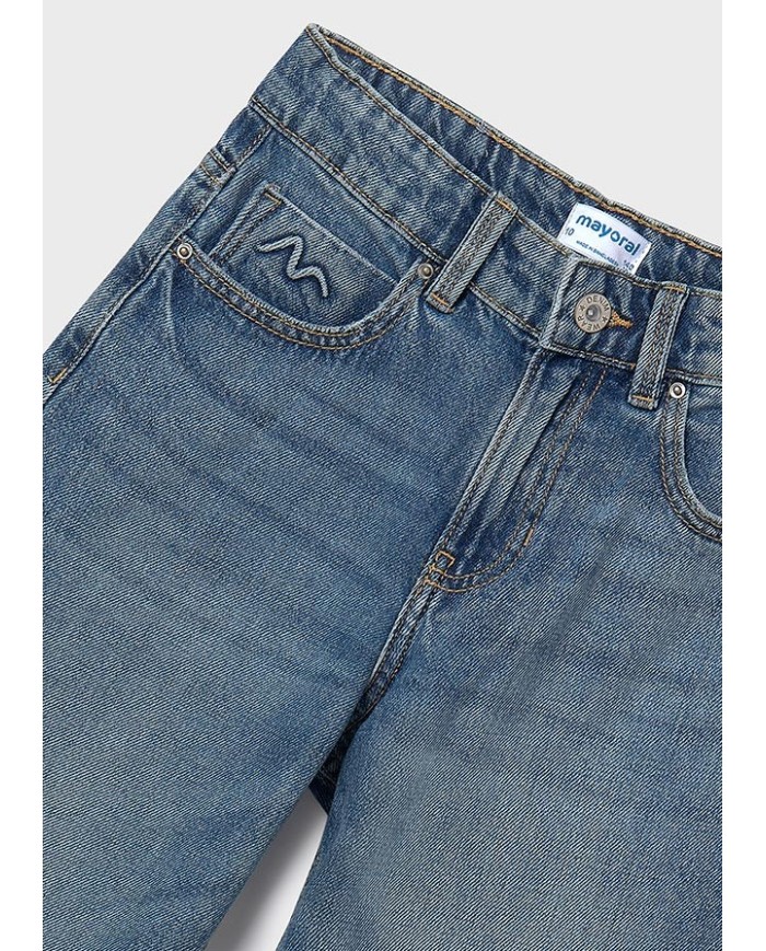 Bernumode | Mayoral: Relax long denim pants for girl €27.19 Girl's pants with adjustable elastic waistband and buttons for a perfect fit. Comfortable denim fabric, versatile for daily outfits. Design with multiple pockets.
 Bernumode | Mayoral: Relax long denim pants for girl €27.19 Girl's pants with adjustable elastic waistband and buttons for a perfect fit. Comfortable denim fabric, versatile for daily outfits. Design with multiple pockets.