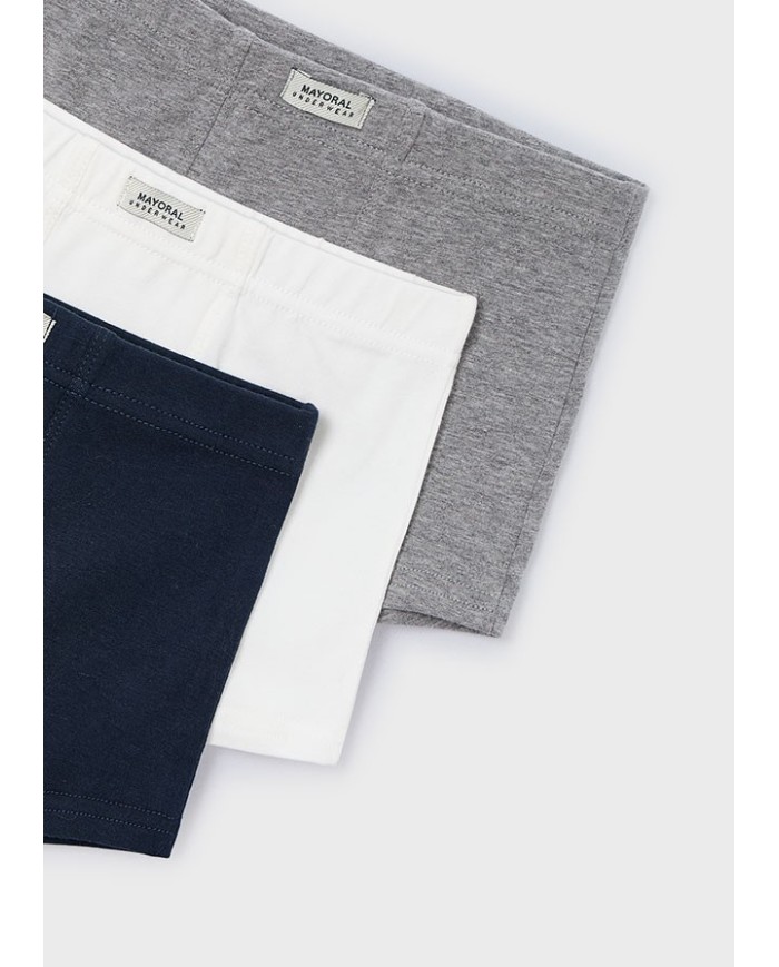 Bernumode | Mayoral: Трусы боксеры (3 шт.) на мальчика 18,10 € Набор из 3 боксерских трусов для мальчиков. Мягкие, удобные и обеспечивающие комфорт на каждый день. Идеальны для повседневного ношения.
 Bernumode | Mayoral: Трусы боксеры (3 шт.) на мальчика 18,10 € Набор из 3 боксерских трусов для мальчиков. Мягкие, удобные и обеспечивающие комфорт на каждый день. Идеальны для повседневного ношения.