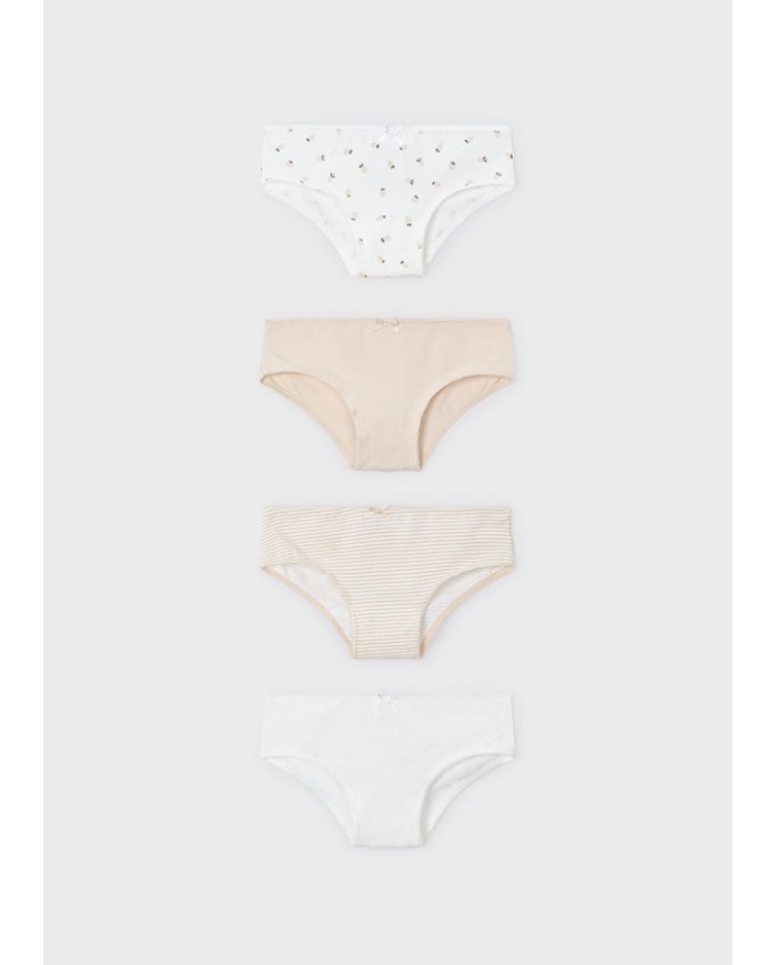 Bernumode | Mayoral: Трусы (4 шт.) на девочку 15,62 € Набор из четырёх трусиков для девочки. Удобные, мягкие и практичные, идеально подходят для повседневной носки.
 Bernumode | Mayoral: Трусы (4 шт.) на девочку 15,62 € Набор из четырёх трусиков для девочки. Удобные, мягкие и практичные, идеально подходят для повседневной носки.