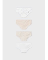 Bernumode | Mayoral: Трусы (4 шт.) на девочку 15,62 € Набор из четырёх трусиков для девочки. Удобные, мягкие и практичные, идеально подходят для повседневной носки.
 Bernumode | Mayoral: Трусы (4 шт.) на девочку 15,62 € Набор из четырёх трусиков для девочки. Удобные, мягкие и практичные, идеально подходят для повседневной носки.