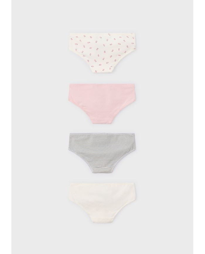 Bernumode | Mayoral: Трусы (4 шт.) на девочку 15,62 € Набор из четырёх трусиков для девочки. Удобные, мягкие и практичные, идеально подходят для повседневной носки.
 Bernumode | Mayoral: Трусы (4 шт.) на девочку 15,62 € Набор из четырёх трусиков для девочки. Удобные, мягкие и практичные, идеально подходят для повседневной носки.