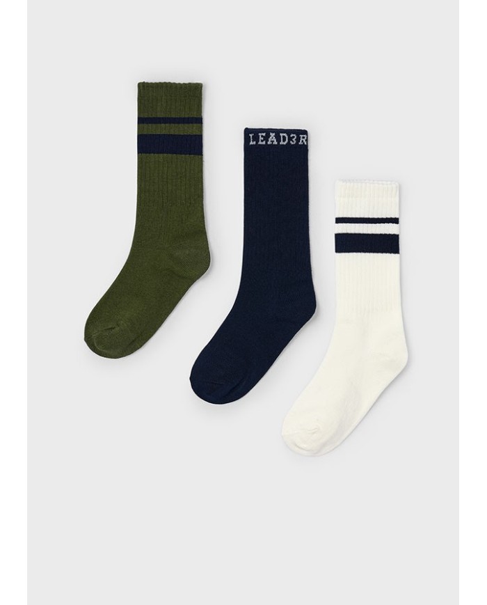 Bernumode | Mayoral: Комплект носков на мальчика (3 пары) 10,33 € Набор из 3 пар детских носков, выполненных из органического хлопка. Мягкие, комфортные и безопасные для нежной кожи ребенка. Идеальны для повседневного использования. Bernumode | Mayoral: Комплект носков на мальчика (3 пары) 10,33 € Набор из 3 пар детских носков, выполненных из органического хлопка. Мягкие, комфортные и безопасные для нежной кожи ребенка. Идеальны для повседневного использования.