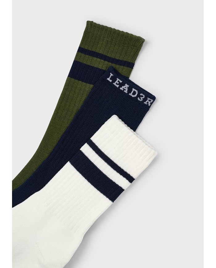 Bernumode | Mayoral: Set of 3 socks for boy €10.33 Set of 3 pairs of children’s socks made from organic cotton. Soft, comfortable, and safe for delicate skin. Perfect for everyday wear. Bernumode | Mayoral: Set of 3 socks for boy €10.33 Set of 3 pairs of children’s socks made from organic cotton. Soft, comfortable, and safe for delicate skin. Perfect for everyday wear.