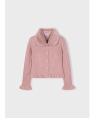 Bernumode | Mayoral: Faux fur collar cardigan for girl €27.19  Bernumode | Mayoral: Faux fur collar cardigan for girl €27.19