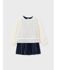 Bernumode | Mayoral: Sequin combined dreess for girl €41.74 
